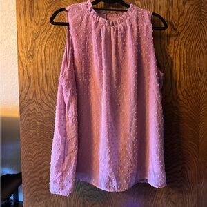 Sleeveless Lavender Top